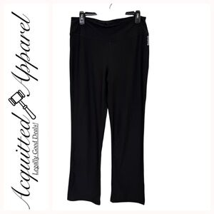 Reebok Black Reflective Track Atheletic Pants